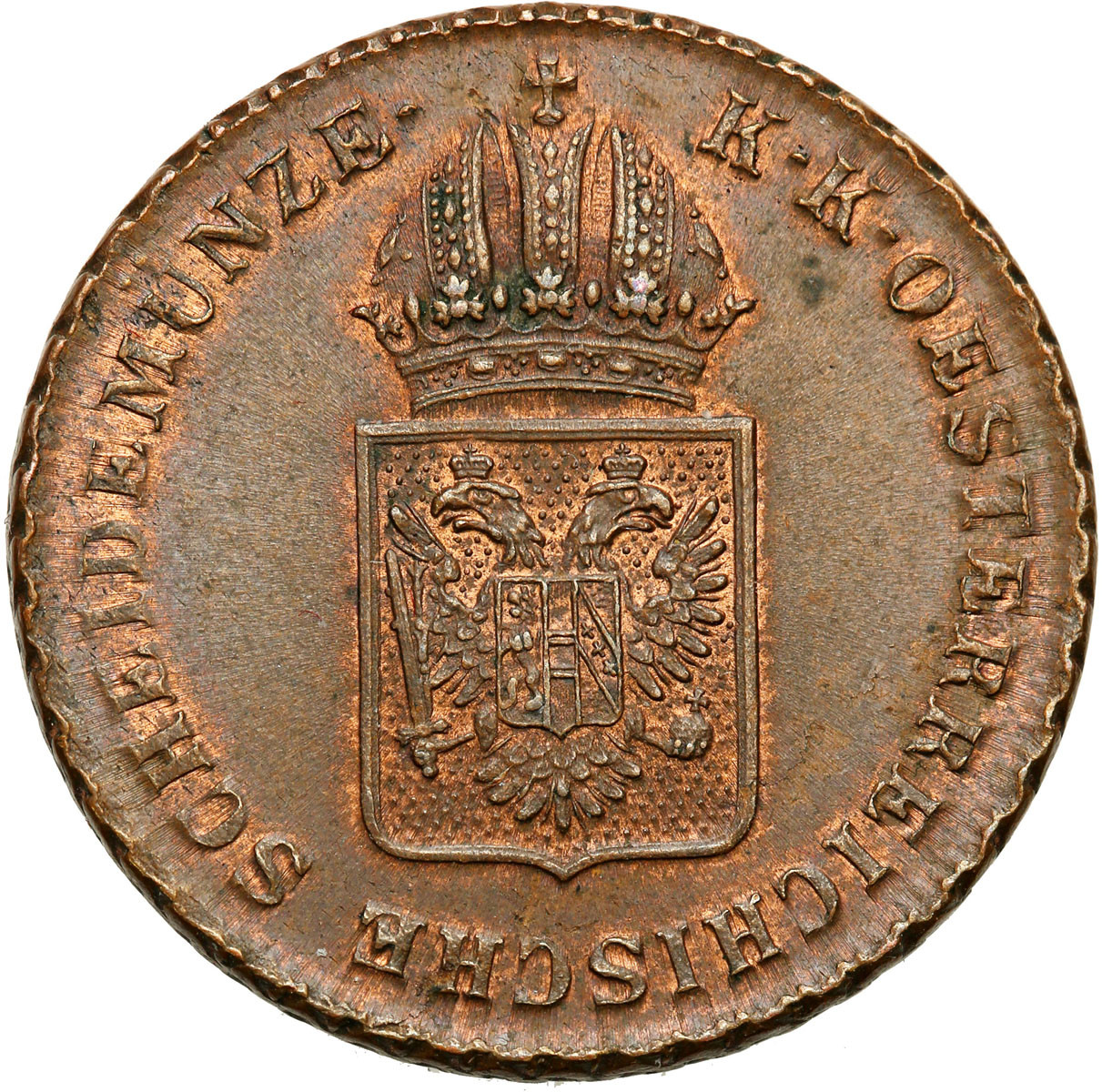 Austria. Franciszek II (1792-1835). Krajcar 1816A, Wiedeń